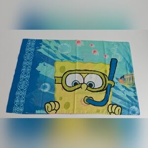Nickelodeon Sponge Bob Squarepants & Patrick Vintage 2 Sided Standard Pillowcase